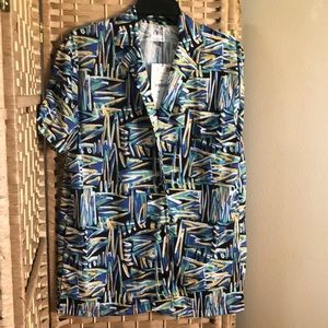 Zara colorful men’s button up shirt